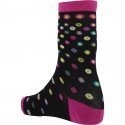 Chaussettes Femme RONDS Noir et Multicolore