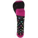 Chaussettes Femme RONDS Noir et Multicolore