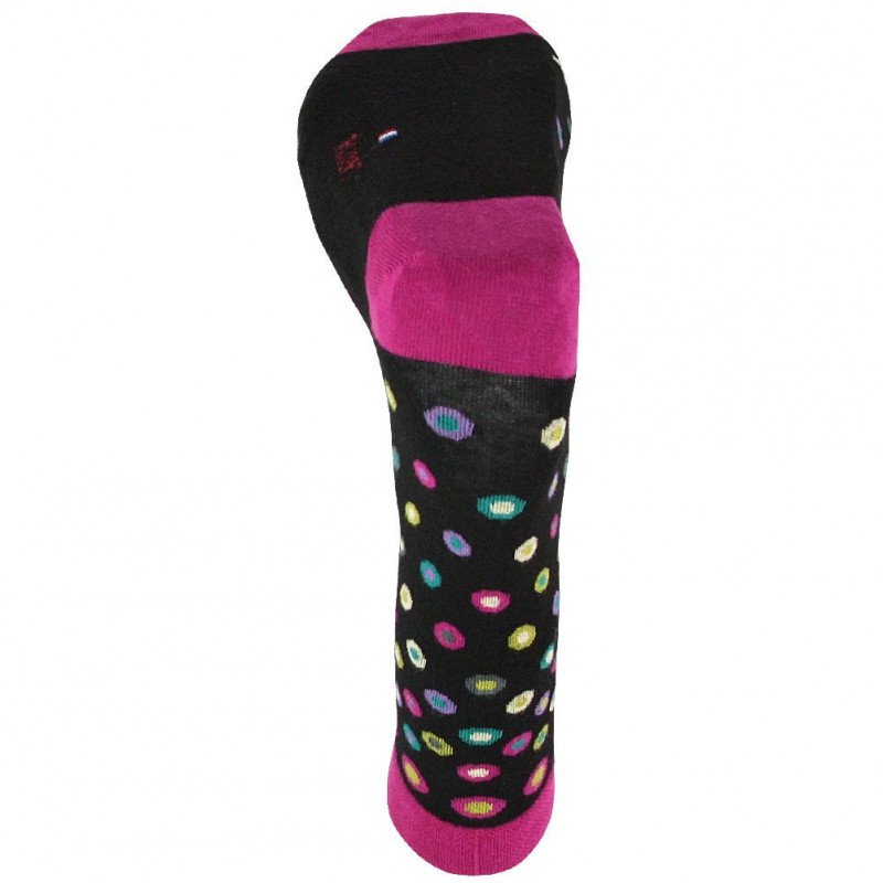 Chaussettes Femme RONDS Noir et Multicolore