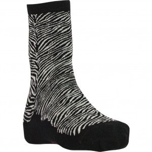 LABONAL Chaussettes Femme Viscose ZEBRE Noir