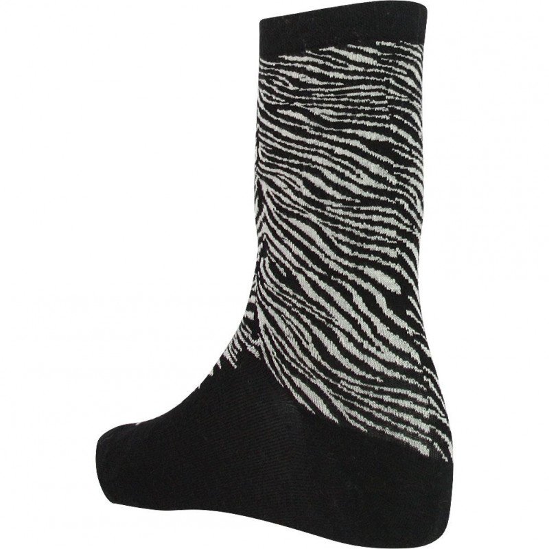 LABONAL Chaussettes Femme Viscose ZEBRE Noir