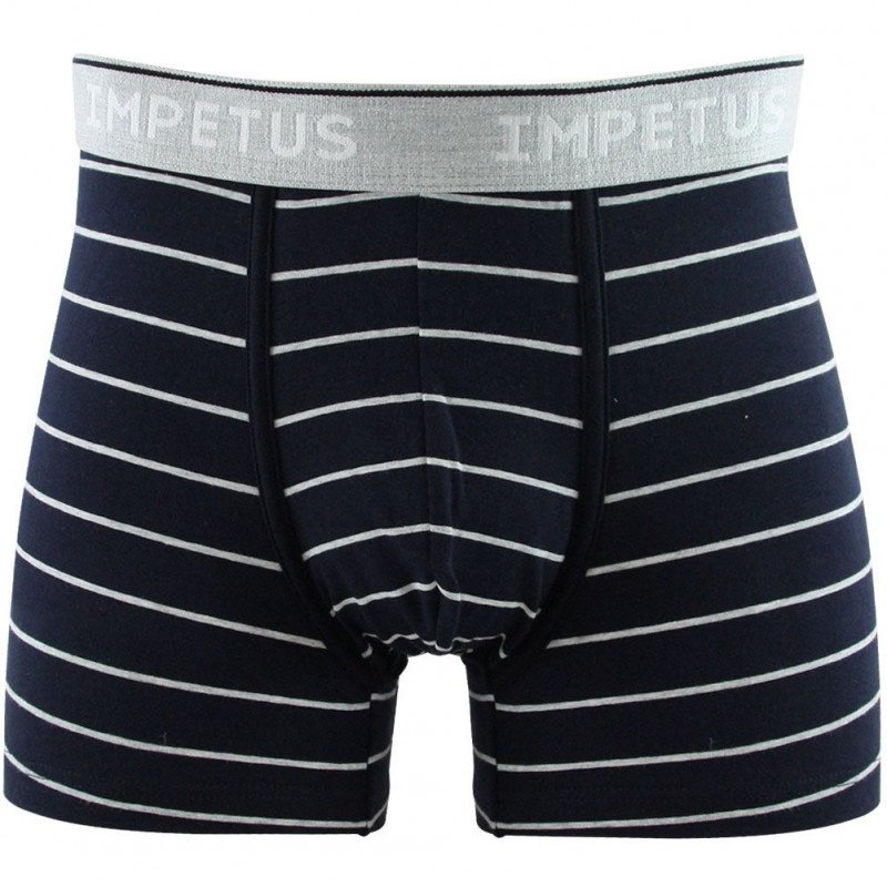 IMPETUS Boxer Homme Coton bio ORGANIC Gris Marine