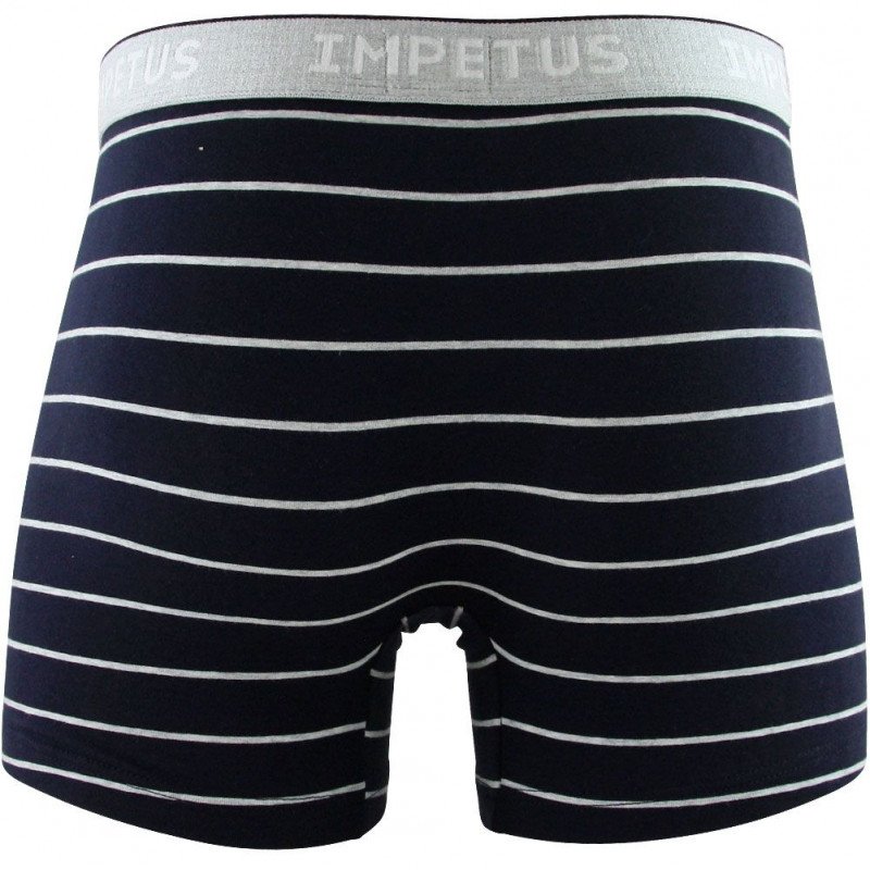 IMPETUS Boxer Homme Coton bio ORGANIC Gris Marine