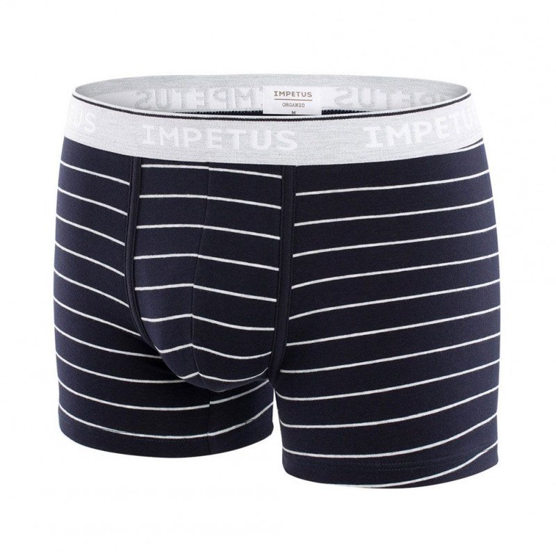 IMPETUS Boxer Homme Coton bio ORGANIC Gris Marine