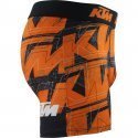 KTM Boxer Homme Microfibre LOG Orange Noir