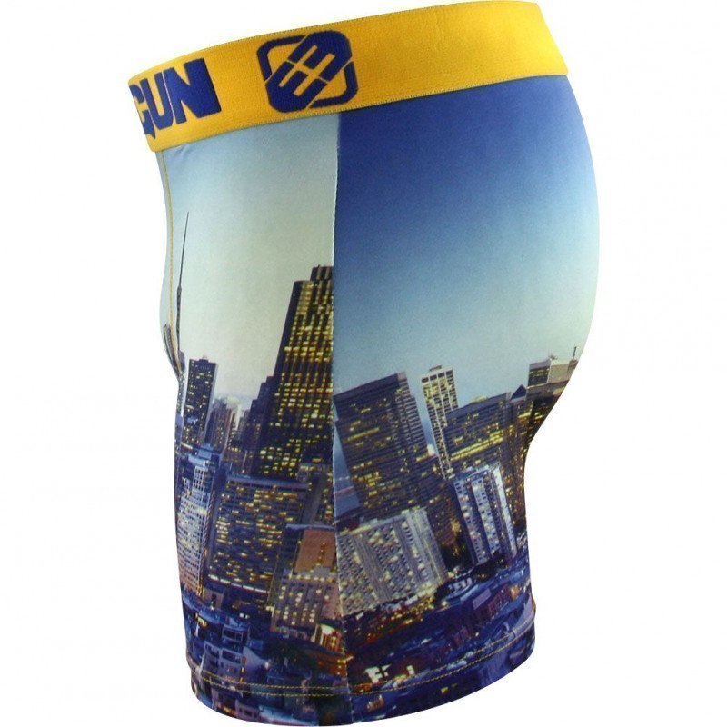 Boxer Homme SFO Bleu et Jaune