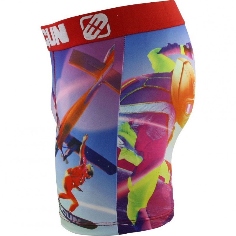 Boxer Homme SKY Bleu et Rose