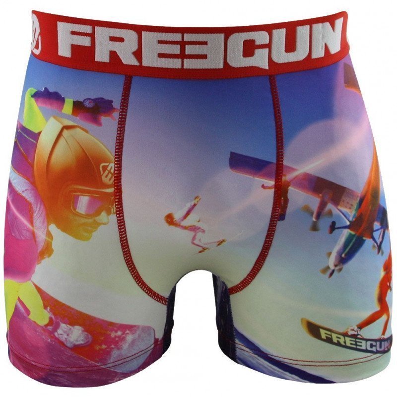 Boxer Homme SKY Bleu et Rose