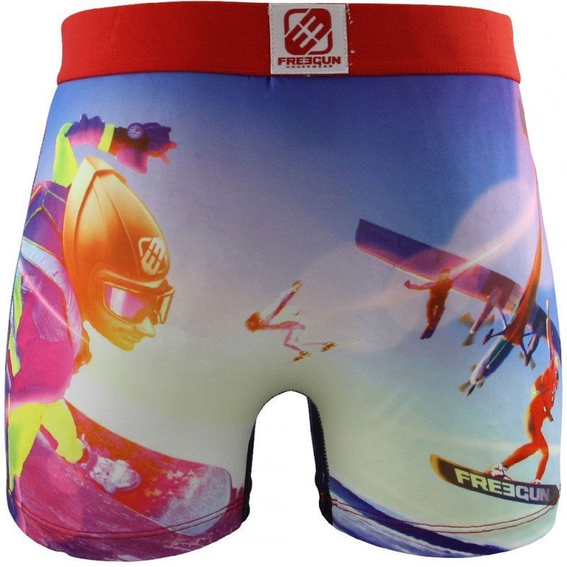 Boxer Homme SKY Bleu et Rose