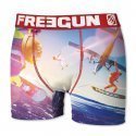Boxer Homme SKY Bleu et Rose