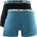 LOT DE 2 Boxer Sous-vêtements Homme BCX2ASS12 Bleu et Noir