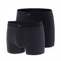 LOT DE 2 Boxer Sous-vêtements Homme STRETCH2 Bleu et Marine