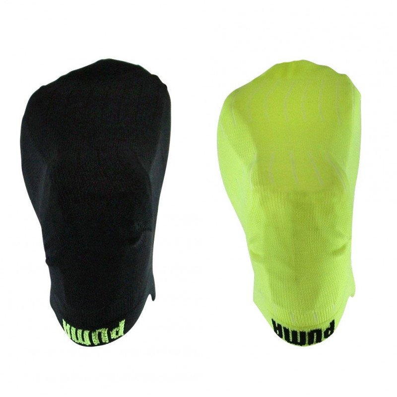 LOT DE 2 Socquettes Chaussettes Mixte TRAINLIGHT Noir et Jaune