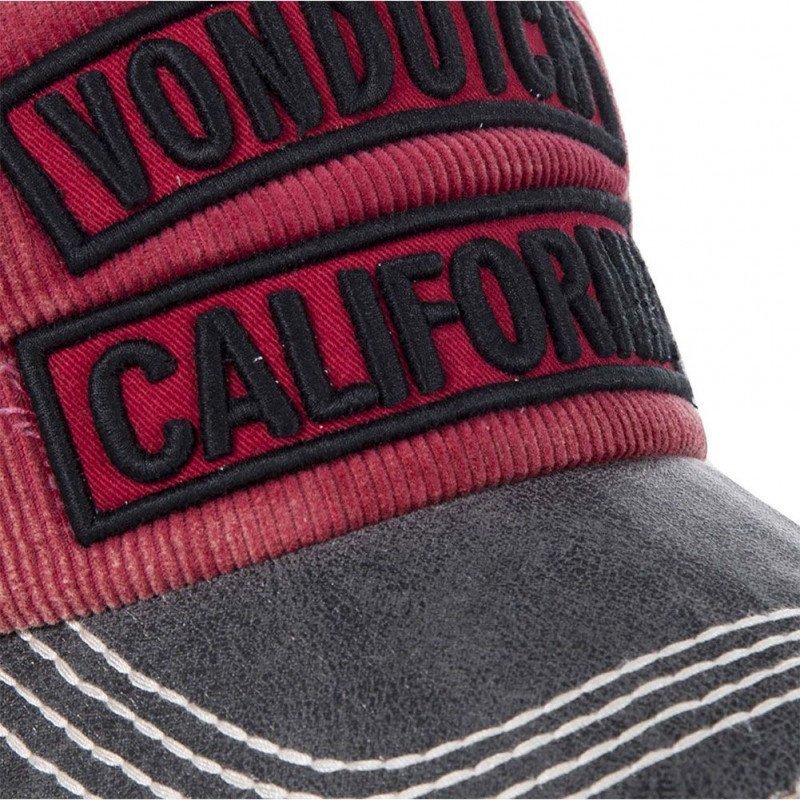 Casquette Homme NILES02 Rouge et Noir