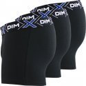 LOT DE 3 Boxer Sous-vêtements Homme X-TEMP Noir et Foncé