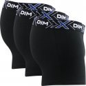 LOT DE 3 Boxer Sous-vêtements Homme X-TEMP Noir et Foncé