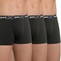 LOT DE 3 Boxer Sous-vêtements Homme X-TEMP Noir et Foncé