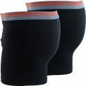 DIM Lot de 3 Boxers Homme Coton DAILY COLORS Noir