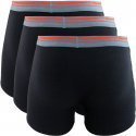 DIM Lot de 3 Boxers Homme Coton DAILY COLORS Noir