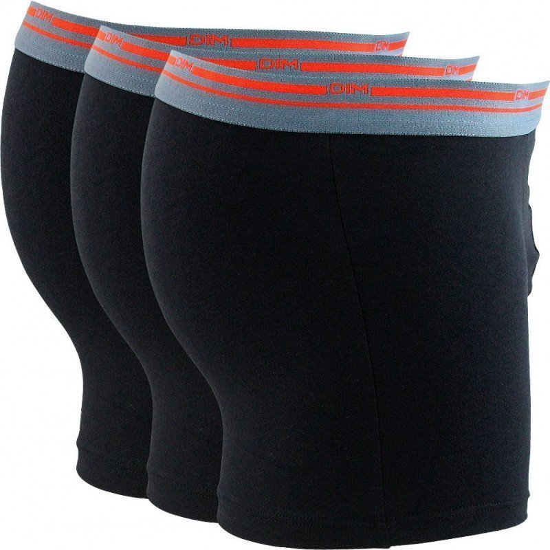 LOT DE 3 Boxer Sous-vêtements Homme DAILY COLORS Noir et Gris