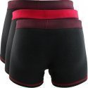 LOT DE 3 Boxer Sous-vêtements Homme MIX AND COLORS Noir et Rouge