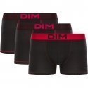 LOT DE 3 Boxer Sous-vêtements Homme MIX AND COLORS Noir et Rouge