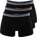 LOT DE 3 Boxer Sous-vêtements Homme TRIO SELECT Noir et Uni