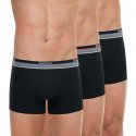 LOT DE 3 Boxer Sous-vêtements Homme TRIO SELECT Noir et Uni