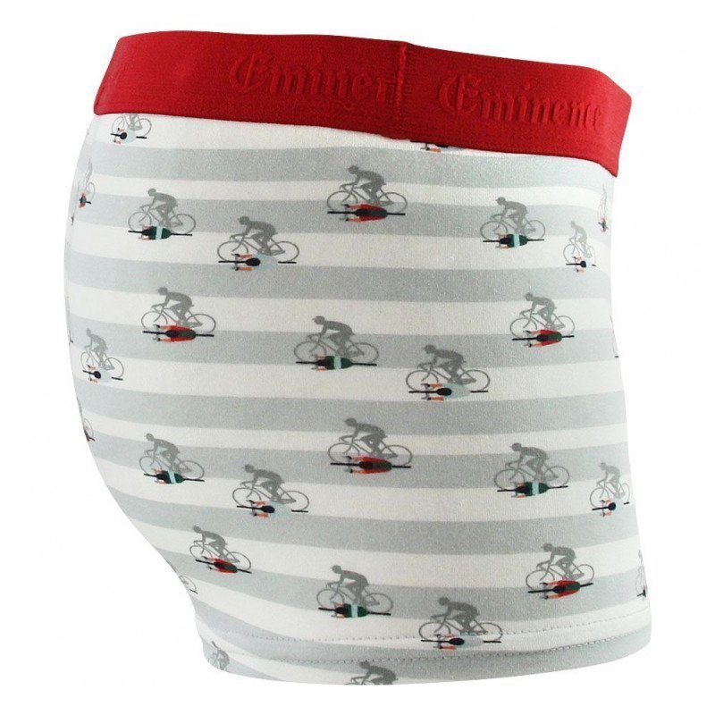 Boxer Homme A VOS MARQUES Gris et Blanc