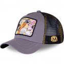 DRAGON BALL Z Casquette Homme Microcoton WHO2 Gris Noir CAPSLAB