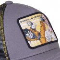 DRAGON BALL Z Casquette Homme Microcoton WHO2 Gris Noir CAPSLAB