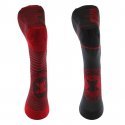 NO PUBLIK Lot de 2 paires de Chaussettes Homme Coton OVER TIME Anthracite Rouge