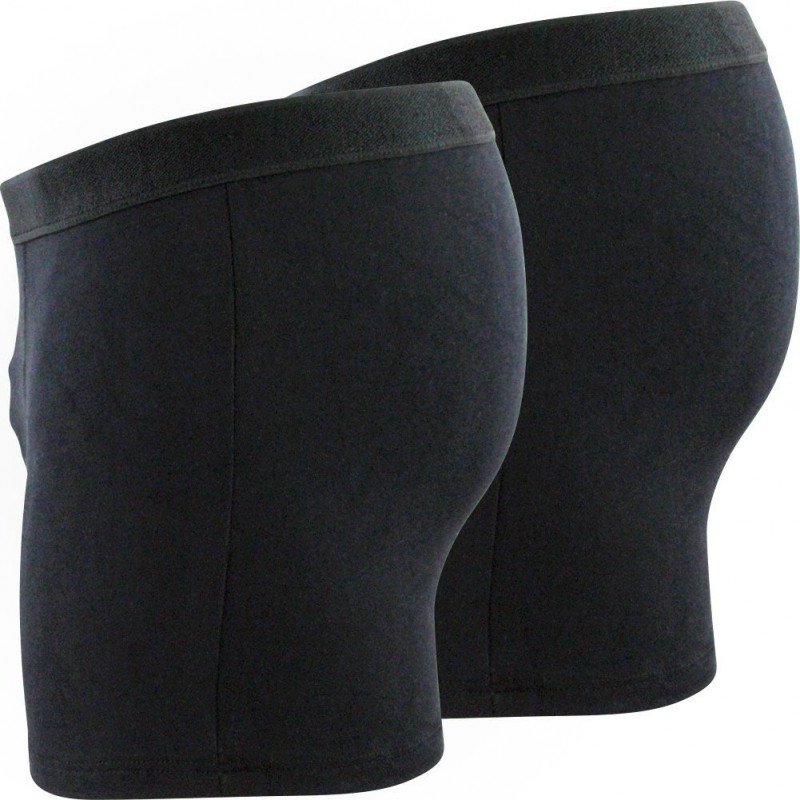 DIM Lot de 2 Boxers Homme Coton SOFTPOWER Noir