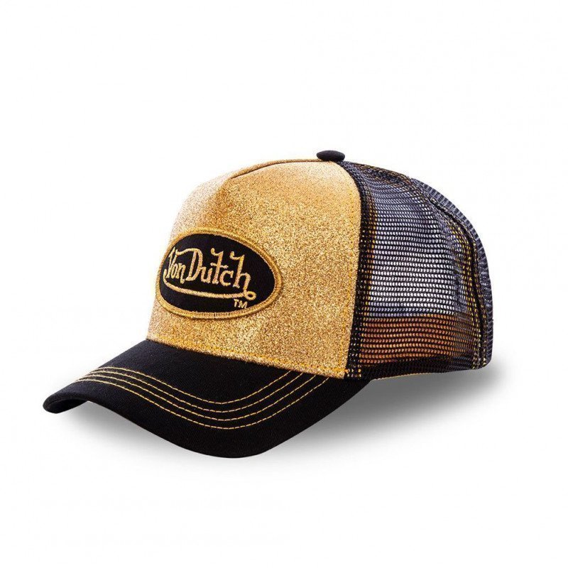 Casquette Mixte FLAK Noir et Or