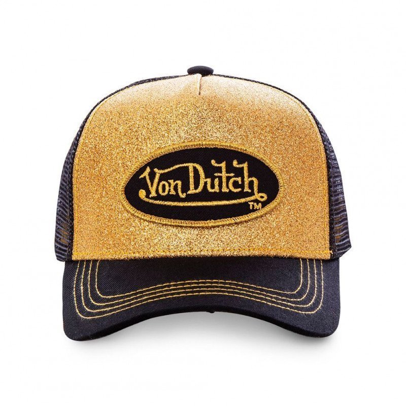 Casquette Mixte FLAK Noir et Or