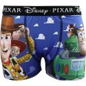 DISNEY Boxer Garçon Microfibre NUAGE Bleu Noir TOY STORY