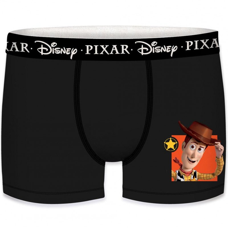 DISNEY Boxer Garçon Coton WOODY Noir TOY STORY