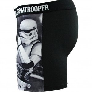 STAR WARS Boxer Homme Microfibre MMA1 Gris Noir STORMTROOPER