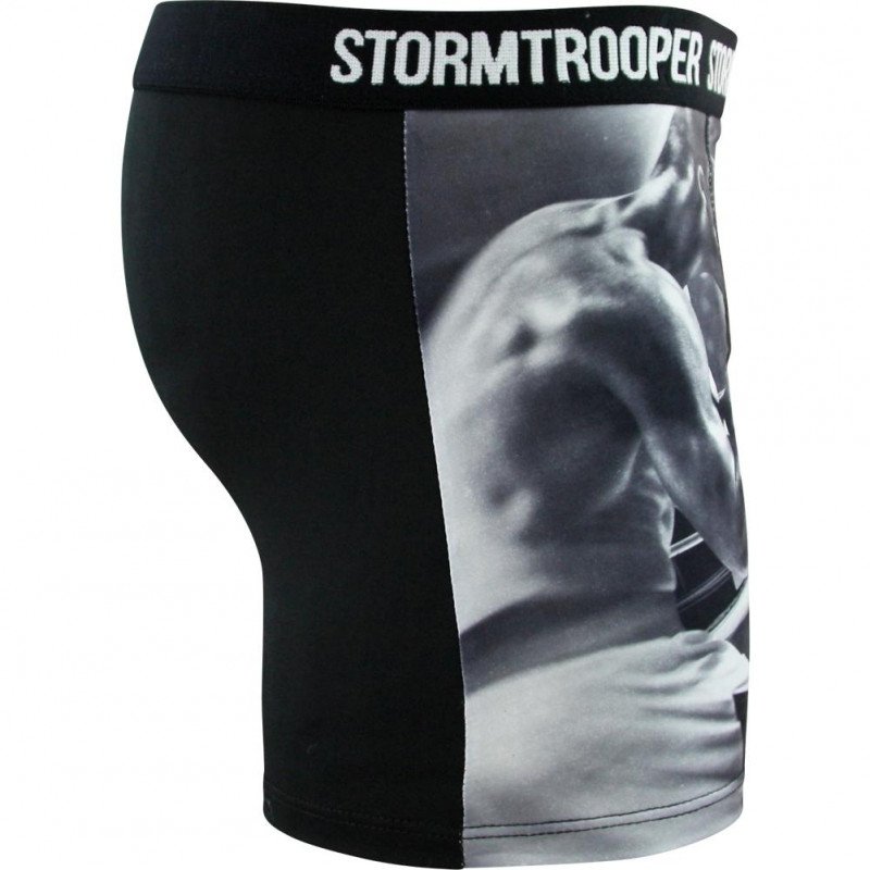 STAR WARS Boxer Homme Microfibre MMA1 Gris Noir STORMTROOPER