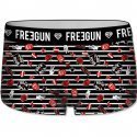 Boxer Fille ROC Noir et Rouge