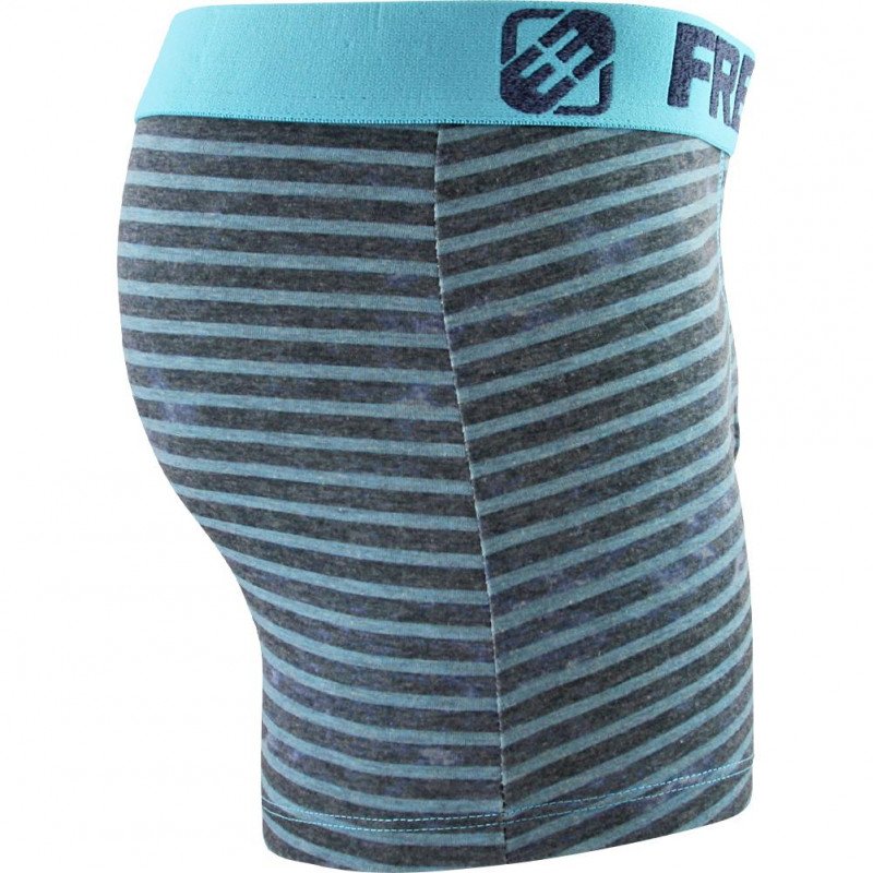 Boxer Homme RAY3 Gris et Bleu