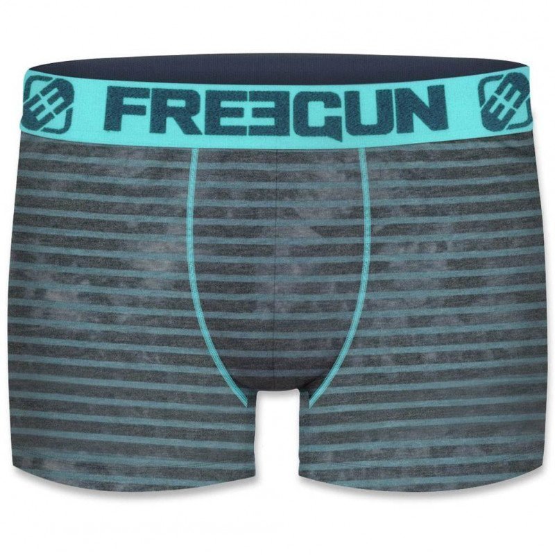Boxer Homme RAY3 Gris et Bleu