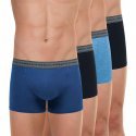 LOT DE 4 Boxer Sous-vêtements Homme BASIC Noir et Bleu