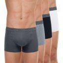 ATHENA 4 Boxers Homme Coton BASIC Noir Gris Blanc Anthracite