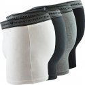 ATHENA 4 Boxers Homme Coton BASIC Noir Gris Blanc Anthracite
