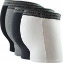 ATHENA 4 Boxers Homme Coton BASIC Noir Gris Blanc Anthracite