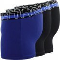 LOT DE 3 Boxer Sous-vêtements Homme SECONDEPEAU Noir et Roi