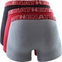 LOT DE 3 Boxer Sous-vêtements Homme BASIC COLOR Noir et Rouge
