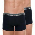 ATHENA Lot de 2 Boxers Homme Coton DUOECO Noir