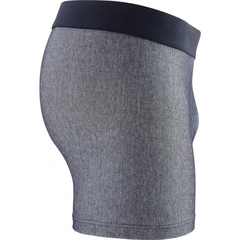 EDEN PARK Boxer Homme Microcoton METAL Marine Gris